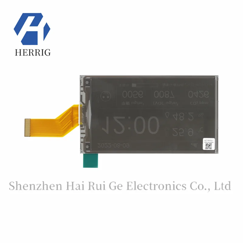 3.7-inch HINK-E037A03-A1 E-paper Display 24Pin Black and White 4-Grayscale E Ink Screen