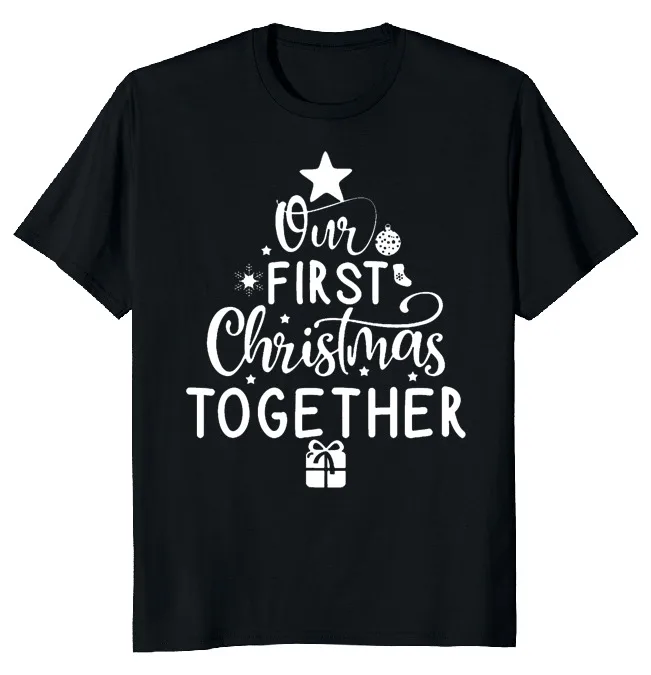 NEW LIMITED Our First Christmas 2022 Gift Funny Novelty Tee  Fast ShippingAnime Pattern Summer Clothing