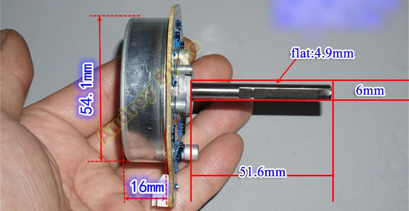 2400rpm 6500rpm DC12V-24V External rotor brushless motor built-in driver 42F704Q780