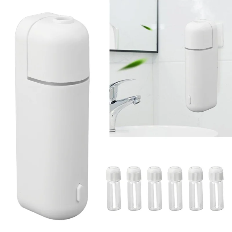 

Aromatherapy Essential Oil Diffuser 5ml Portable Air Freshener Scent Air Machine With 6 Bottles For Home Hotel Office Bathroom
