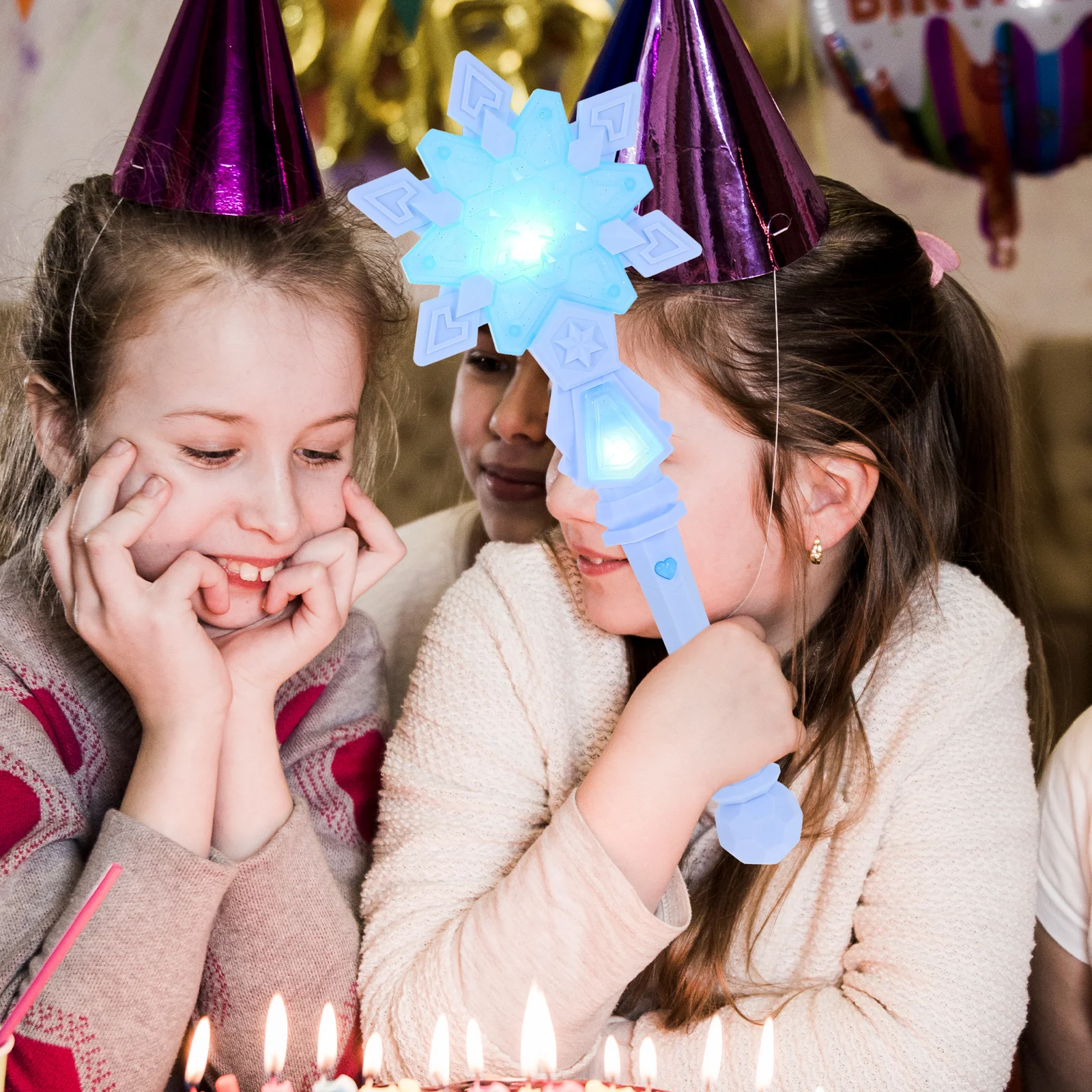 

Snow Christmas Glow Wands Halloween Party Supplies for Kids Bubble The