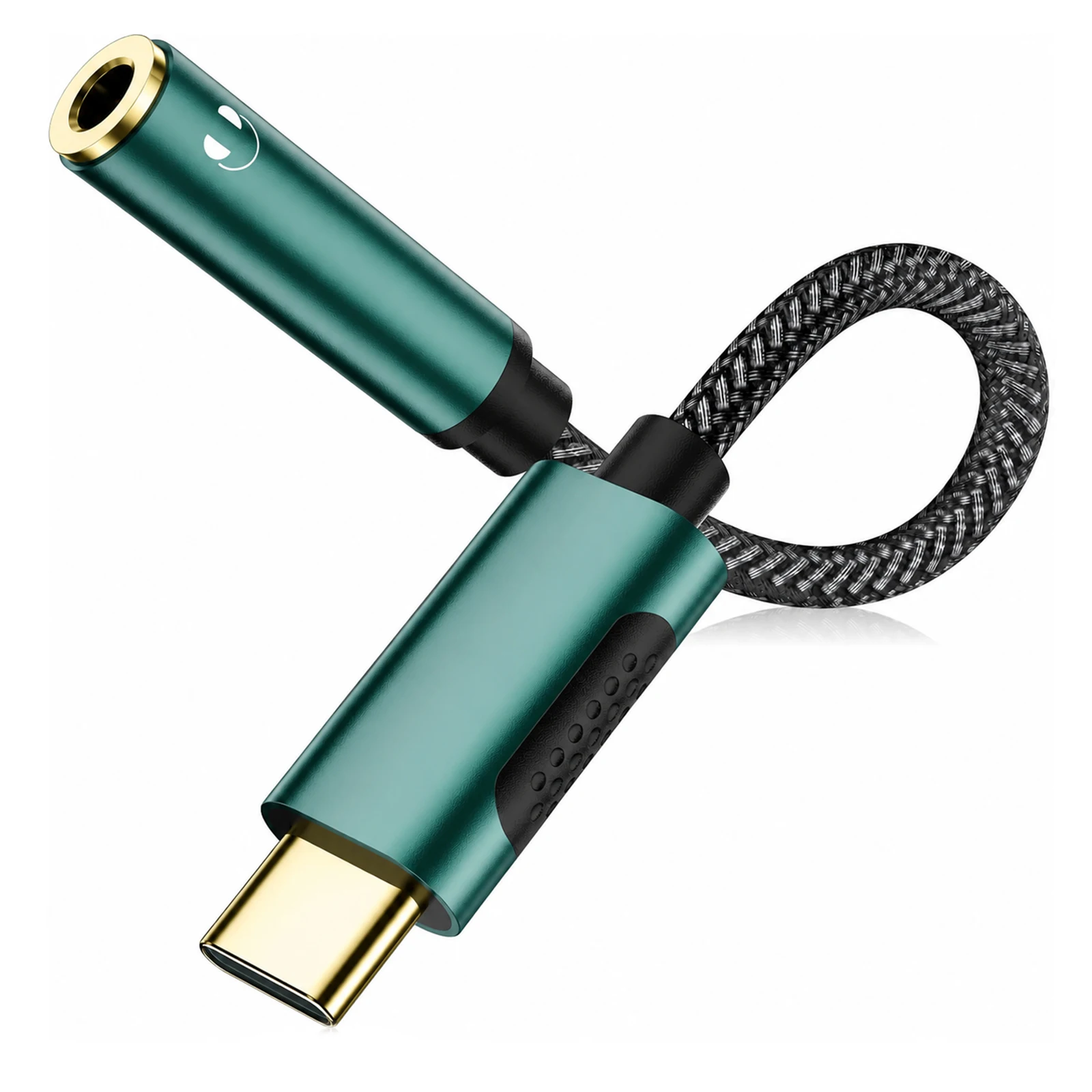 USB C to 3.5mm Jack Adapter Type C to HiFi Headphones Dongle for iPhone 17 16 15 Digital Audio Earphones Adaptor for Samsung S26 S25 A55 A35 Pixel 10 9 iPad Pro Oneplus