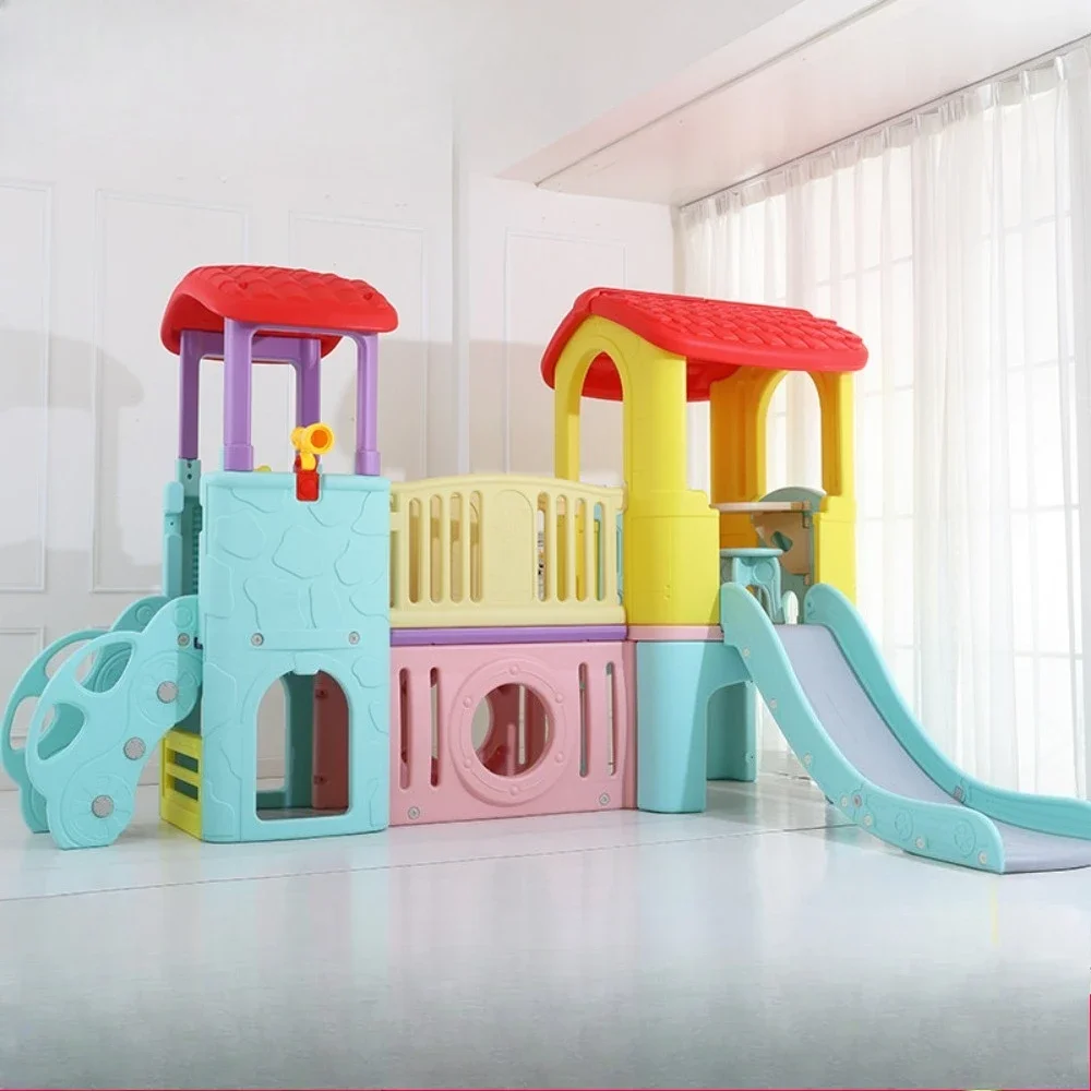 Large Castle Slide Garden Indoor Slide for Kids Family Fun Children's Play Equipment