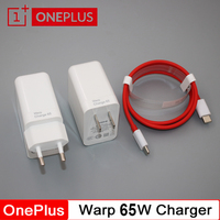 65W Charger For Oneplus Fast Warp Charging EU/US Adapter Type C To Type C Cable For One Plus 9 Pro 9R 8T 8 7T Pro Nord N10 N100