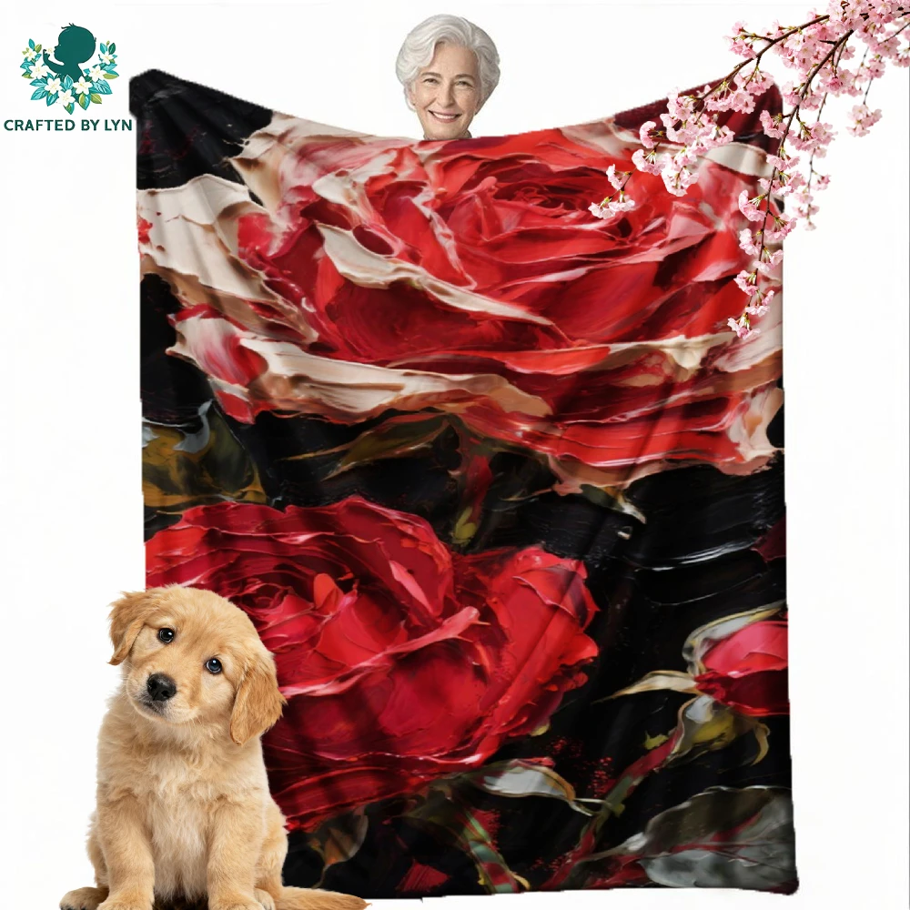 

Flannel | Flowers,Animal,Constellation,Festive Gift Selectio | Soft and delicate | Keep warm | Room Decor Blanket, Camping Stuff