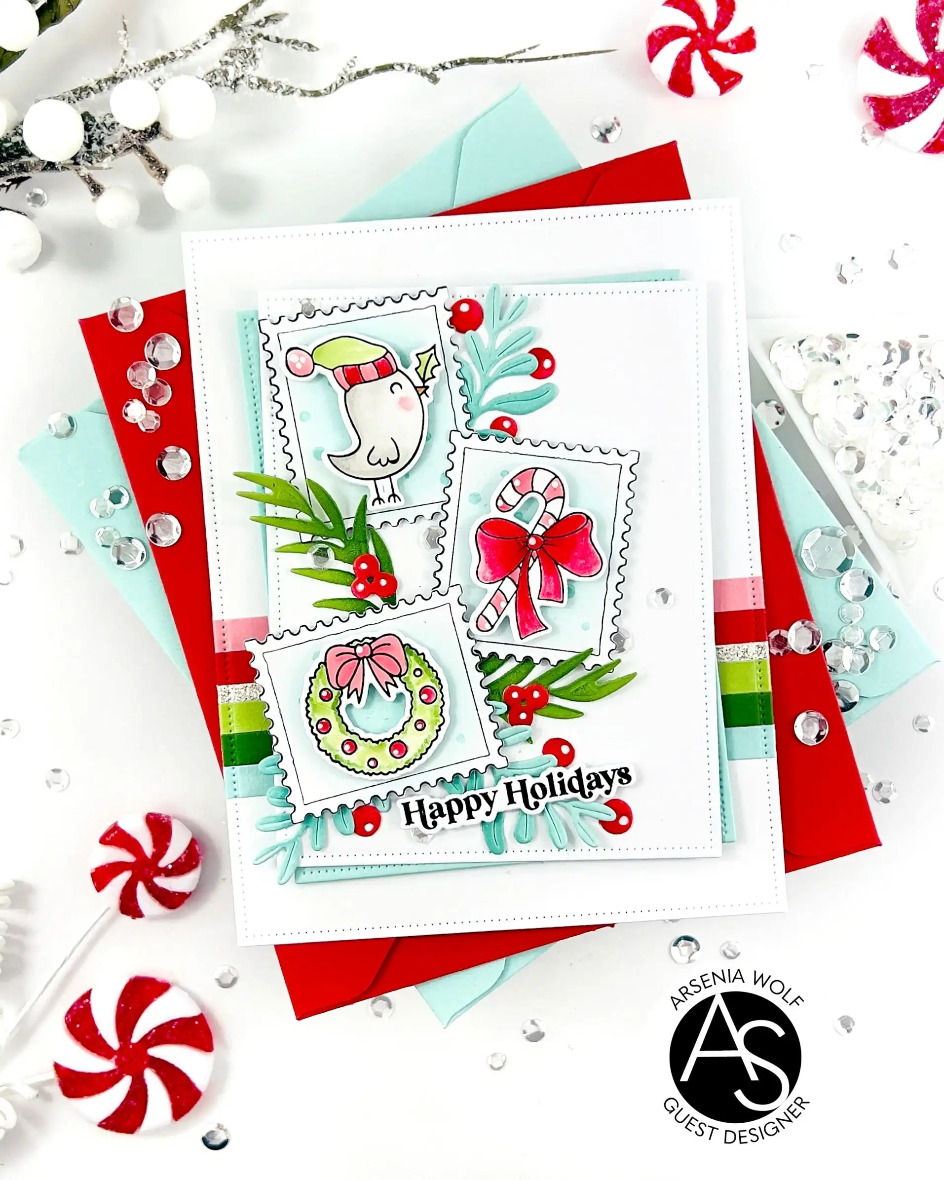 Christmas Decorative Wreath Cutter - usage example