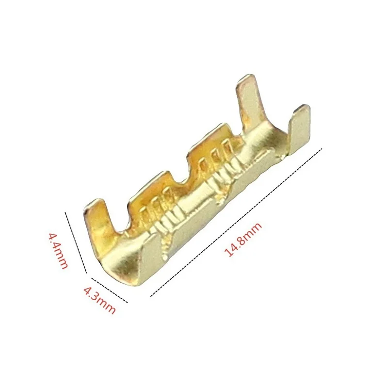 30/50/100/200 قطعة محطة الإرساء U نوع علامات التبويب الطرفية 453 U-شكل موصلات الكابلات الكهربائية تبويب محطات موصل مزدوج #2