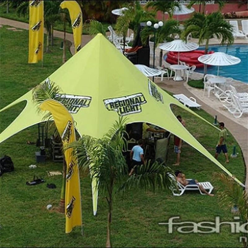 

600D Oxford UV Resist Star Tent Camping Bell Tent Outdoor Event Tent