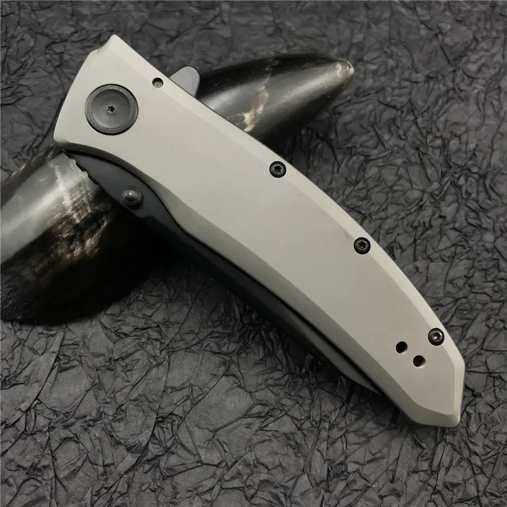 KS 2200 Folding Knife 8Cr13Mov Blade High Hardness Outdoor Portable Self Defense Pocket EDC Wilderness Survival Knives