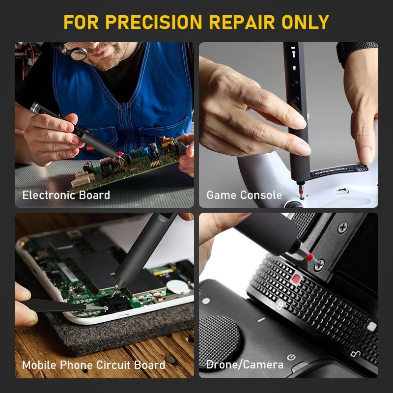 5-speed Torque Precise Screwdriver Kit 3.7v Cordless Charging Diy Repair Tool