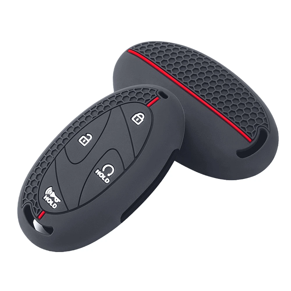 

For Hyundai Kona Ioniq Santa Fe MX5 Tucson 2025 StubHub 2024 Silicone Car Remote Key Case Cap Cover Shell Keychian Fob Holder