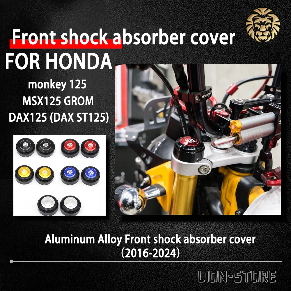 FOR HONDA monkey 125 MSX 125 GROM DAX ST 125 2016 2018 2020 2021 2022 2024 Front shock absorber decorative cover accessories