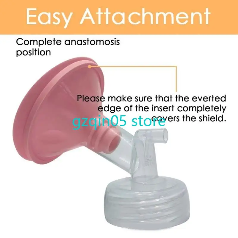 H055 محول إدراج شفة مضخة الثدي يمكن تغييره بسهولة 24 مللي متر إلى 13/15/17/19/21/24 مللي متر #4