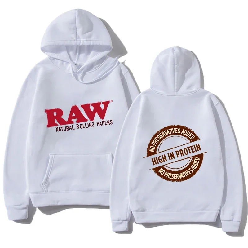 2024 Autunm RAW Printed Fashion Men Hoodie Men's Sweatshirt Harajuku Hip Hop Casual Women Hoodie High Quality Pullover Top