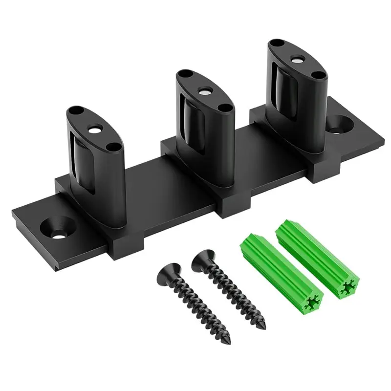 ABKO-Adjustable 3-Roller Floor Guide For Sliding Closet Doors- For Door Compatible, Updated Design