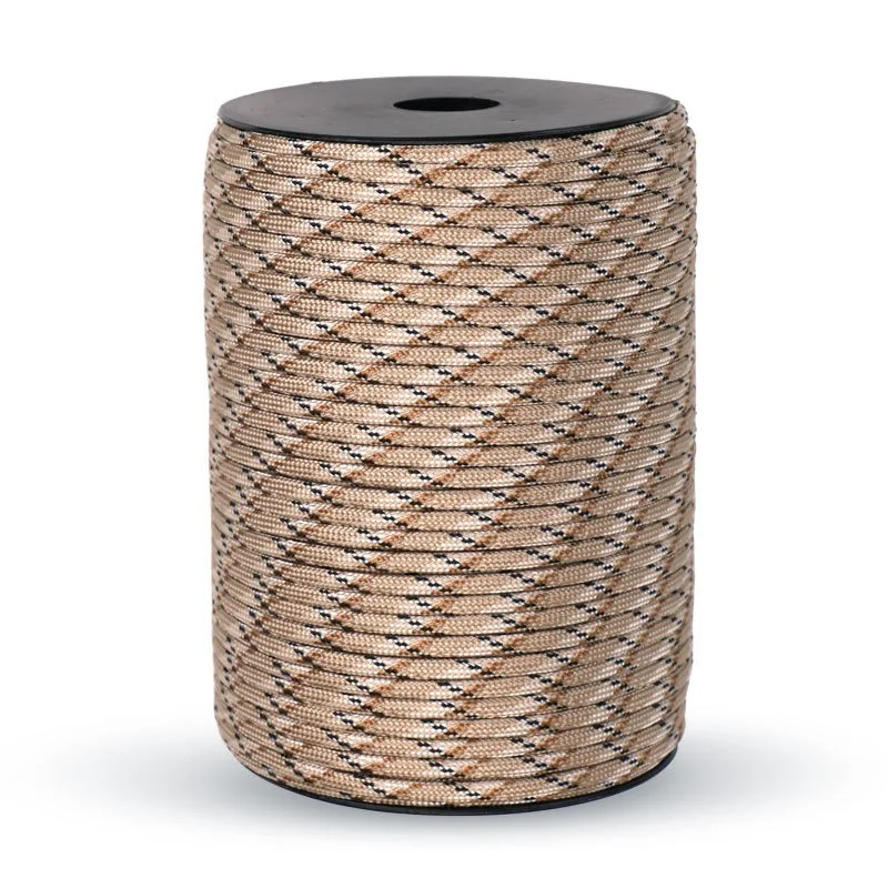 Durchmesser 4MM 9-Adriges Rollenband 50M Seil Geeignet für Zeltverstärkung, Windseil-Verstärkung, Armband DIY Weben, Rucksack-Bi – Detail 22