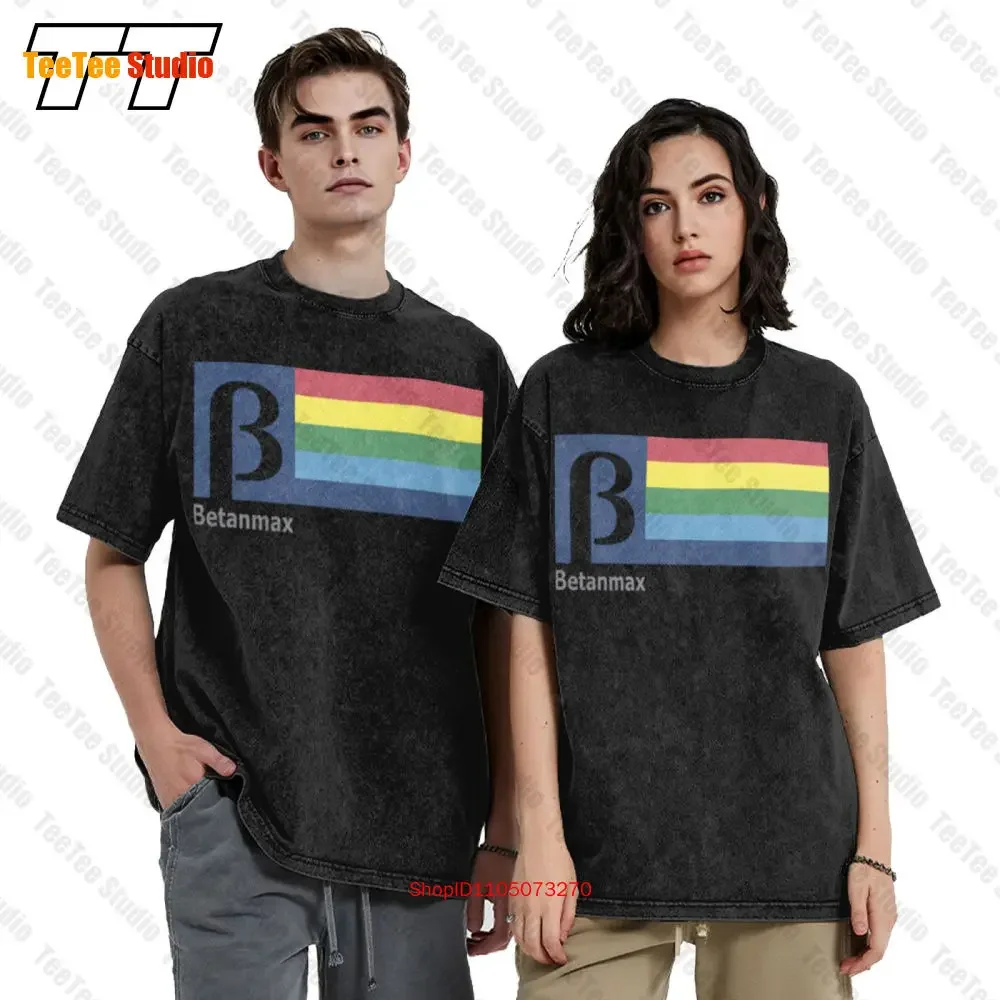 Betamax Video Casette Format 1980'S The Eighties Vintage Oversized T-Shirt 8UWG