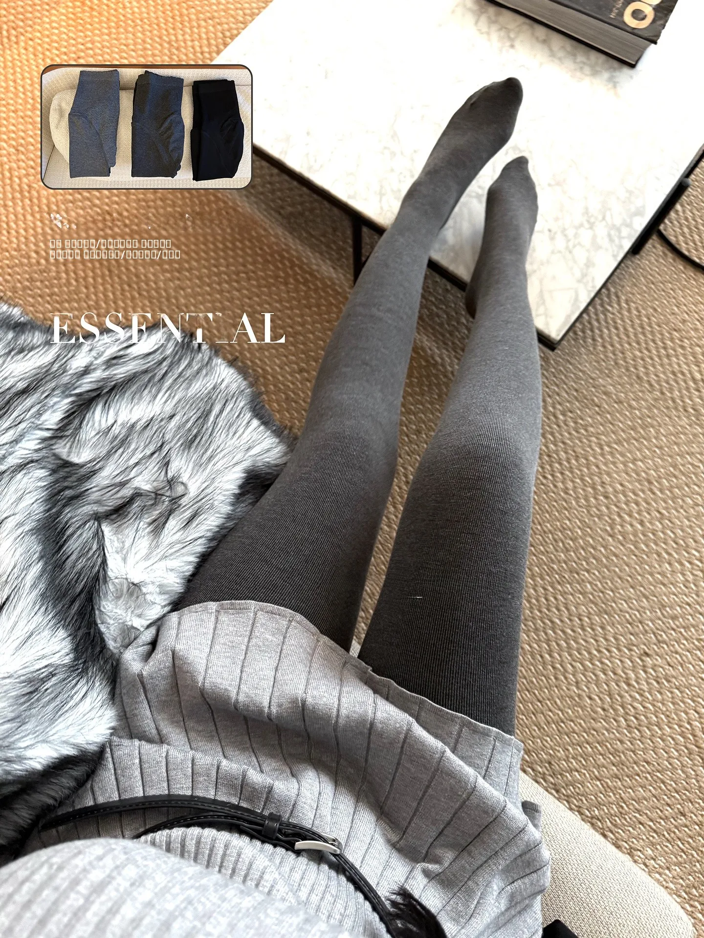 

Slimming High Waist Leggings Women's Autumn Winter Faion Casual High Waist Long Pants Tummy Control Butt Lifting Pants