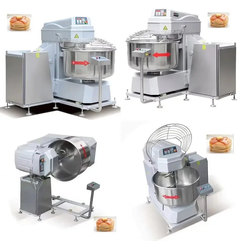 

2026 Bakery Commercial Industrial Dough High Capacity Spiral Mixer Stainless Steel Baking Heavy Blender for Food