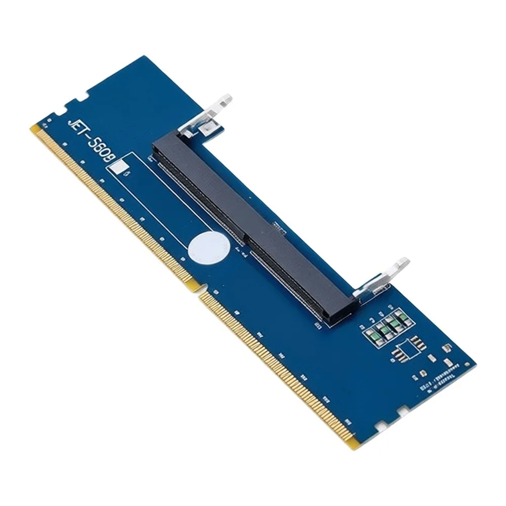SO DIMM to DIMM Adapter Card for DDR3 DDR4 DDR5 For Laptop Modules Compatible with Desktop Motherboards 13.4mm x 3.7mm