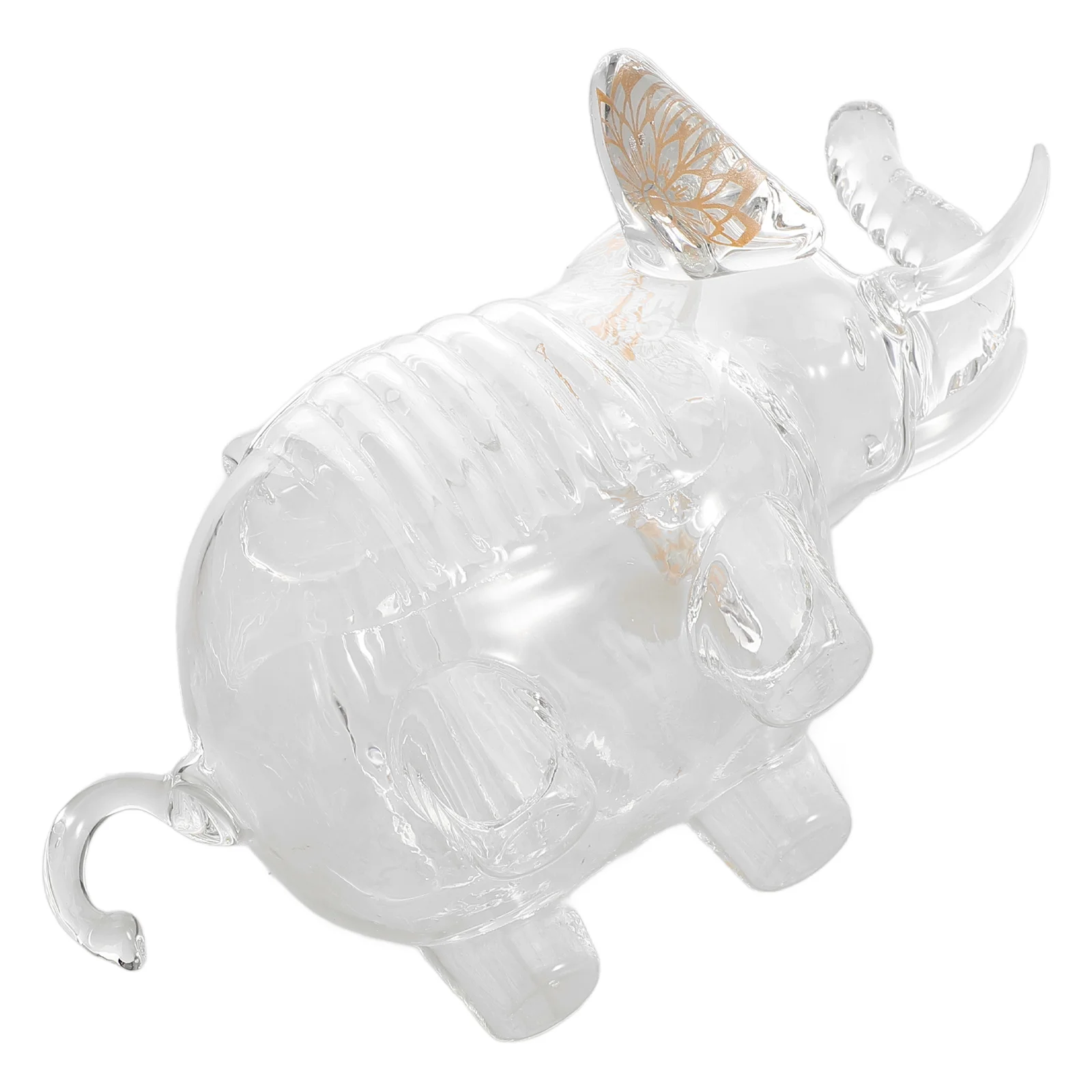 

Elephant Piggy Bank Clear for Adults Kids Coin Jars Big Cartoon Saving Pot Banks Acrylic Crystal Change Holder Home