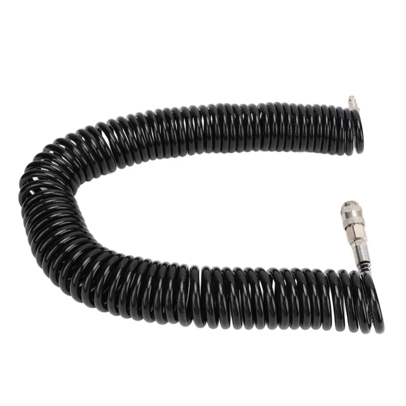 

Самосворачивающийся воздушный шланг 12 м, устойчивый к спутыванию, с ограничителем изгиба, для воздушного компрессора, пневмопистолета, воздушного насоса