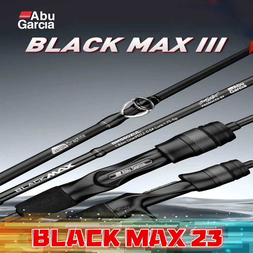 

ABU BMAX Ultralight Distance Throwing Rod, 2 Sections, High Carbon Casting, Spinning Fishing Rod, 1.83M, 1.98m, 2.13m, 2.28m