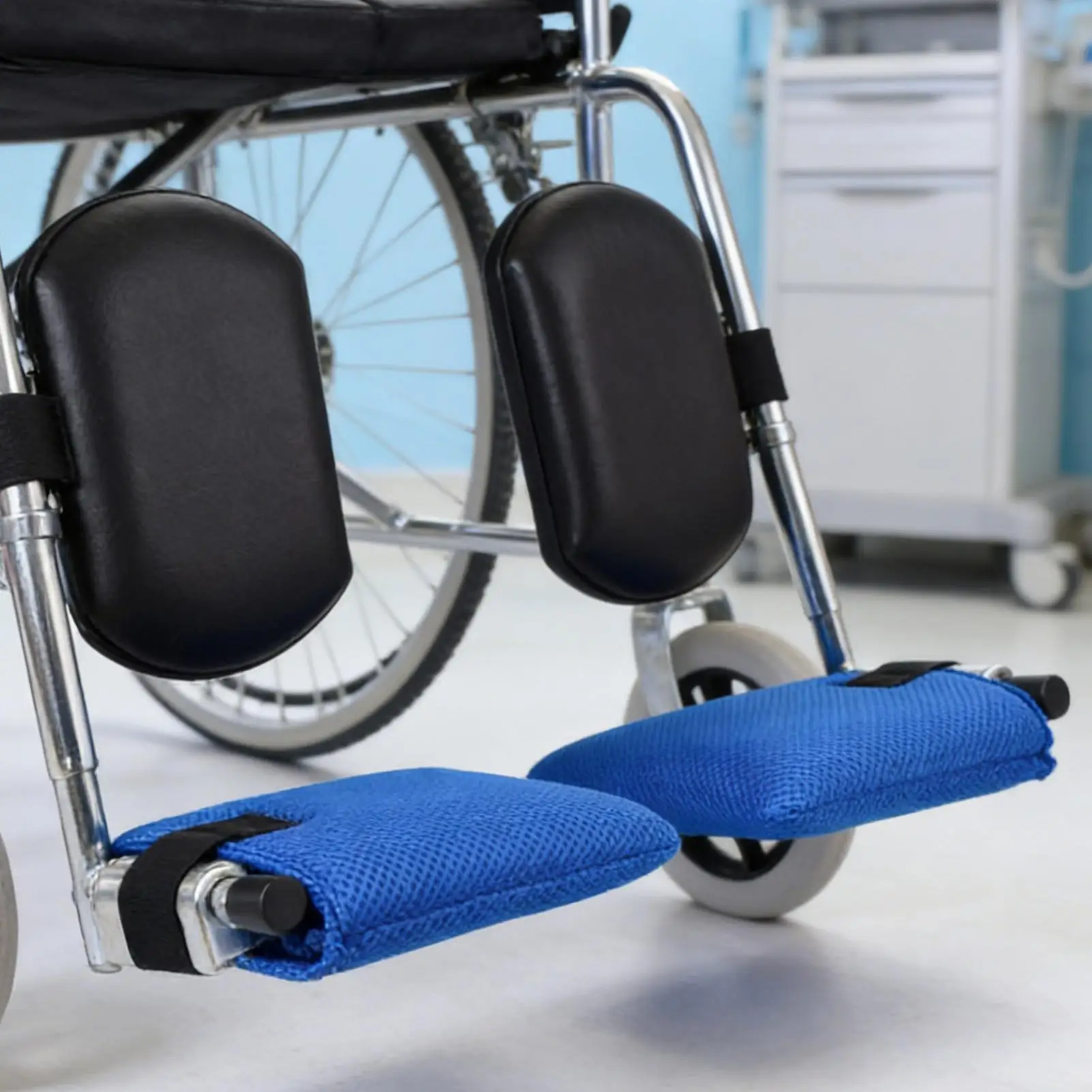 Wheelchair Foot Rest Pad Soft Easy Installation Non Slip Accessory Footrest Replace Cover For Wheelchair for Elderly Seniors