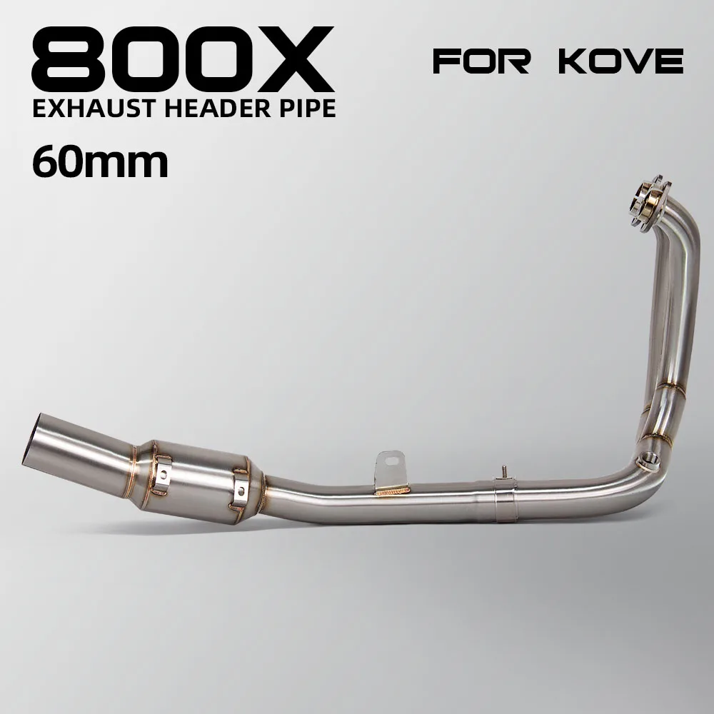 

Pro 800 X Exhaust Manifold Compatible Original Muffler For KOVE 800X Pro 800 X motorcycle escape front link tube Rally moto kit