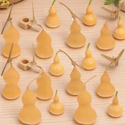 

10 Pcs Ornaments 4-6cm Natural Crafts Home Decor Adornments Prosperity Natural Gourds Adorn Symbol Easy Placement