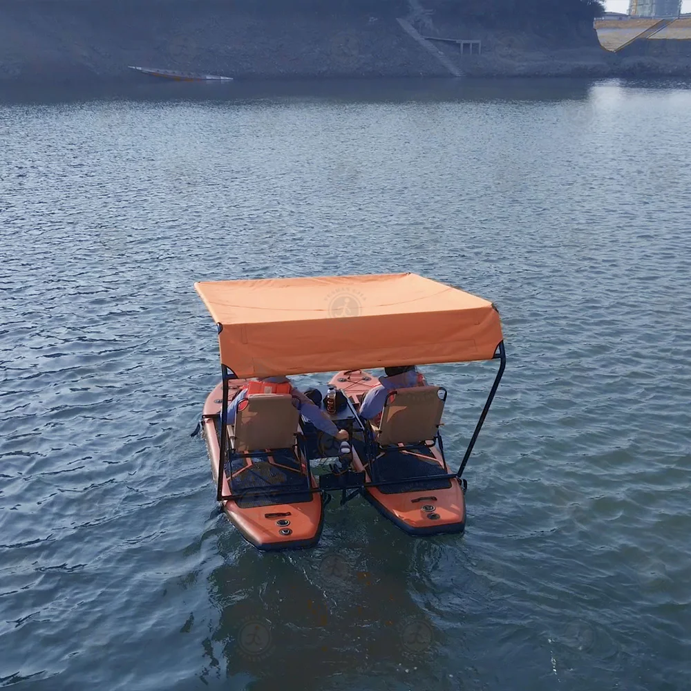 

Надувная лодка-катамаран для активного отдыха на воде: плавное ходьбу на воде и максимальное удовольствие от водных развлечений