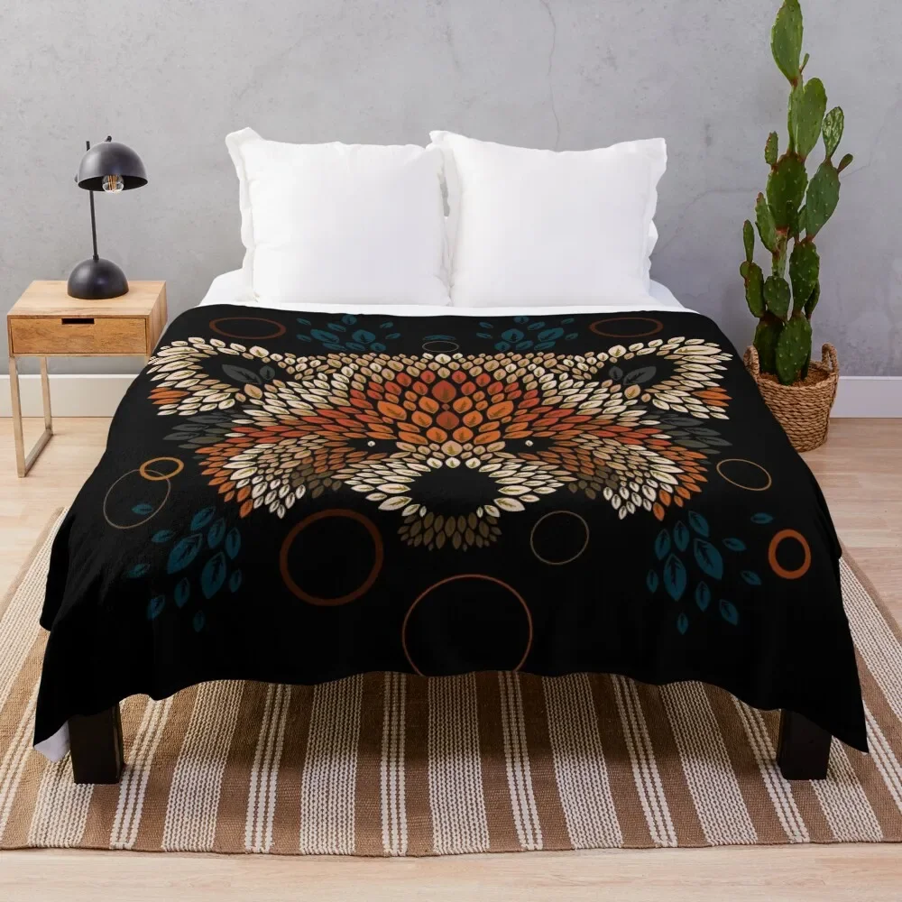 

Red Panda Face Throw Blanket For Sofa Thin Softest Shaggy Blankets