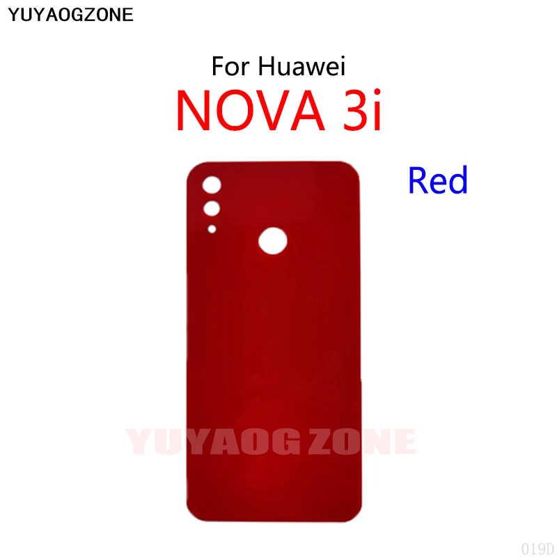 Battery Back Cover For Huawei Nova 3i INE-AL00 Glass Panel Housing Battery Cover Rear Case