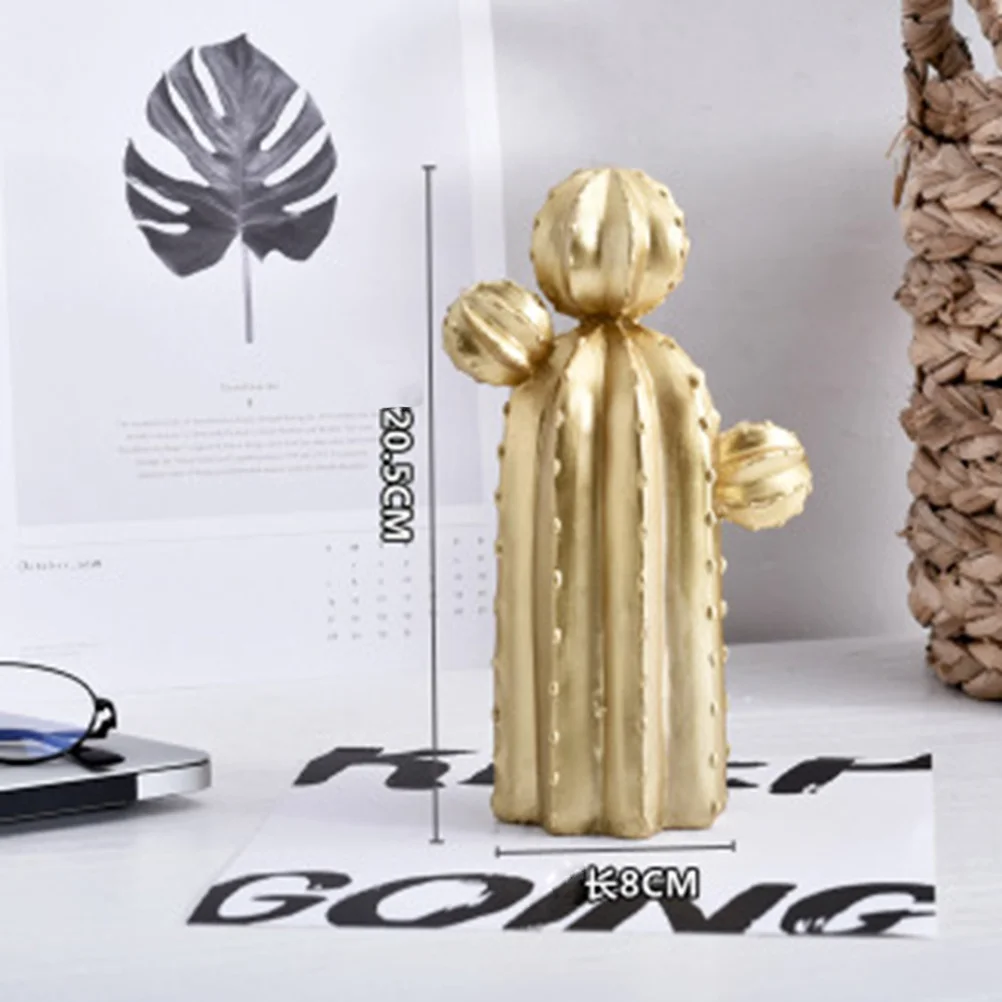 

Nordic Style Resin Cactus Decoration Ceramic Desktop Ornament for Window Display Living Room Office Accent Cactus Decoration