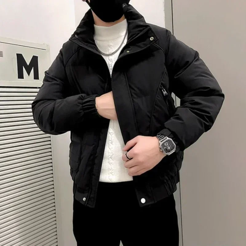 High Quality Winter Coat for Men Trend 2024 Novelty In Joker Aesthetic Fast Delvery Clothing Fashion Quilted Padded Jacket Man