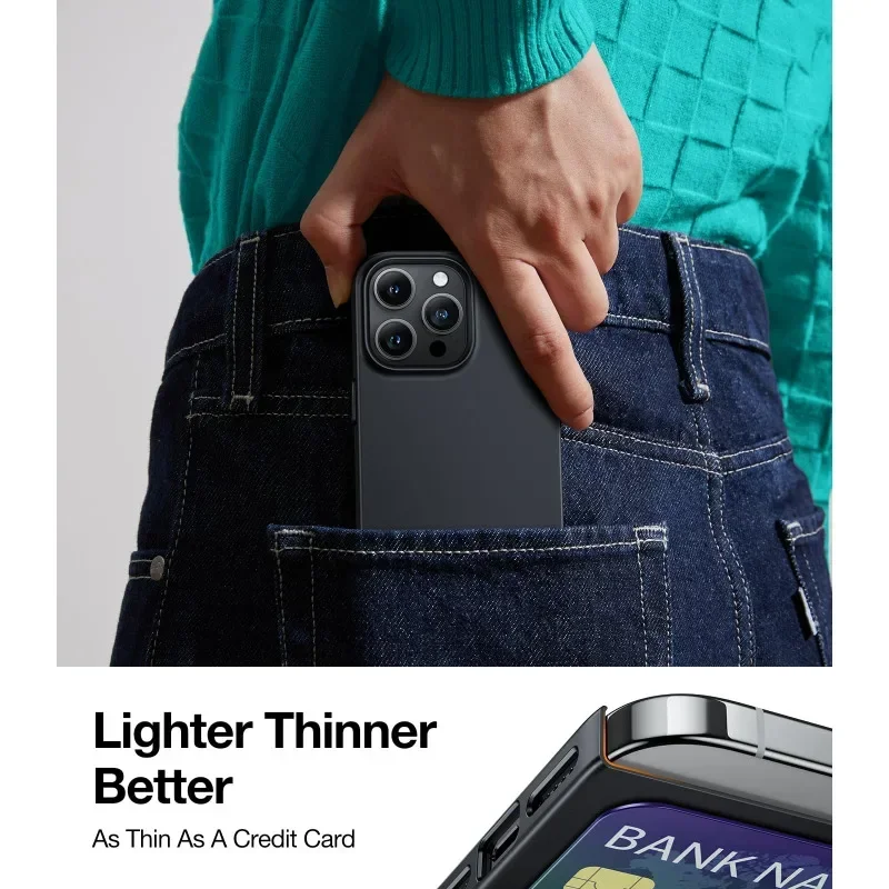 TORRAS Ultra Slim Fit for iPhone 15 Pro Max Case 6.7 inch,Ultra Slim 15 Pro Case ,Lightweight Rigid PC Shell for iPhone 15 Case