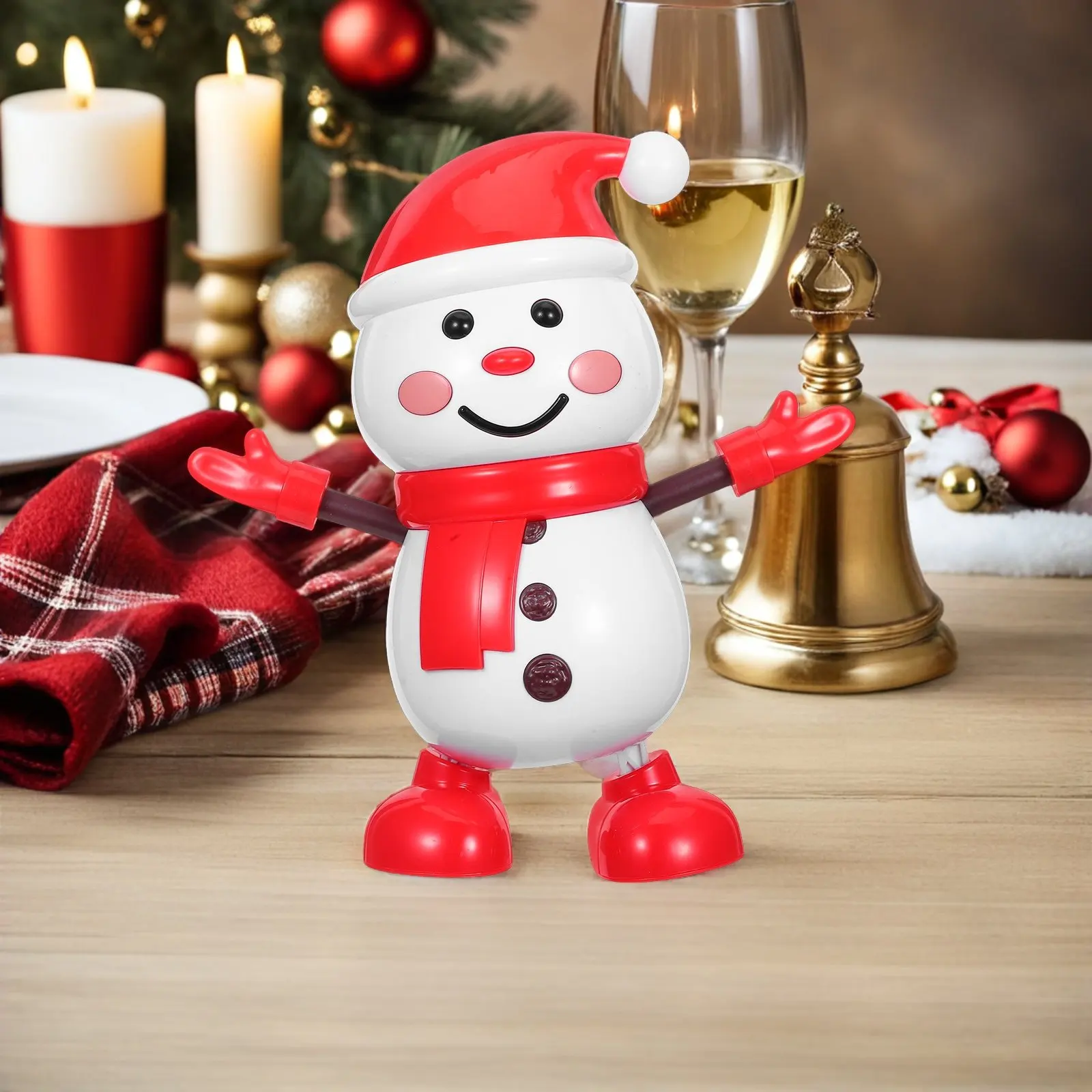 

Dancing Snowman Interactive Electric Christmas Decoration for Holiday Parties Kids Party Favors Battery Operated Snowman