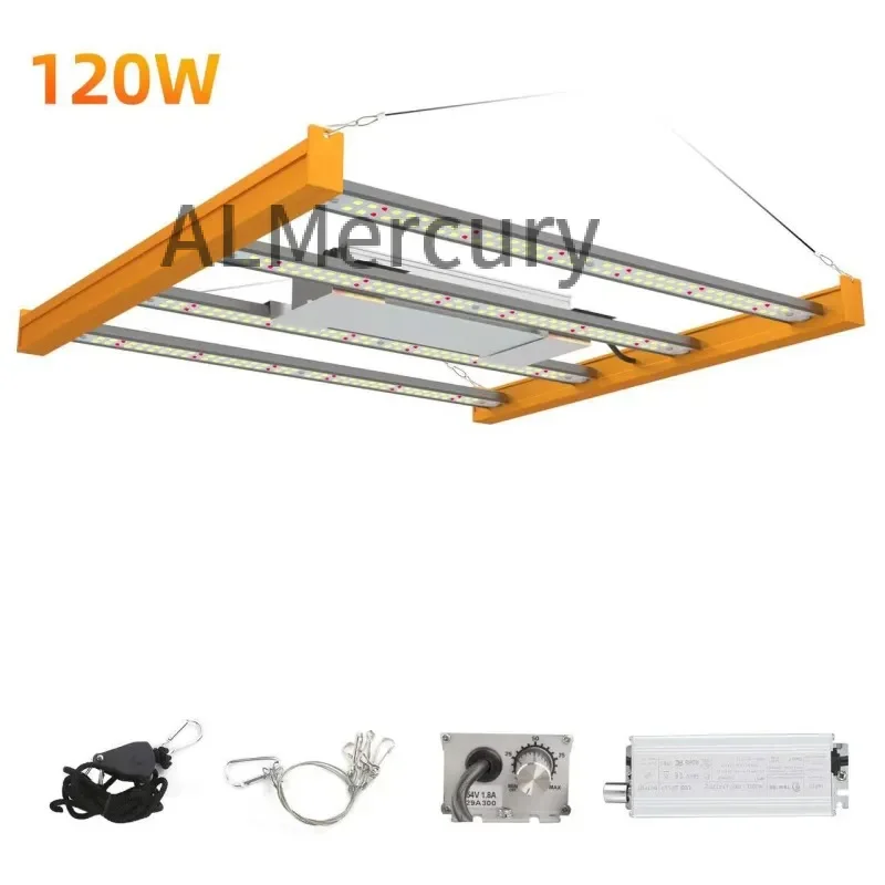 ضوء نبات LED 120 وات/240 وات ضوء عالي الطاقة قابل للتعديل ينطبق على زهرة اللحم الداخلية مصدر ضوء كامل الطيف نمو النبات #2