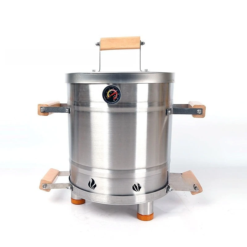 Advanced Vertical Barrel Smoker Stainless Steel Grill