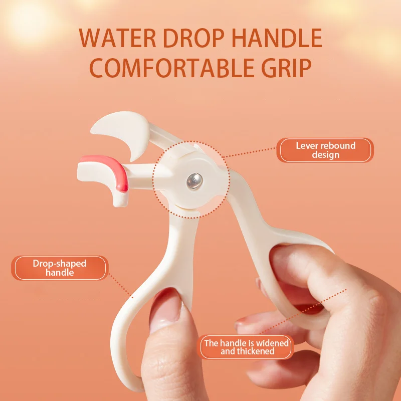 CALIYI Large Small Eyelash Curlers with Silicone Strips To Extend Curling Eyelashes and Make-up Tools For Big Eyes For Makeup