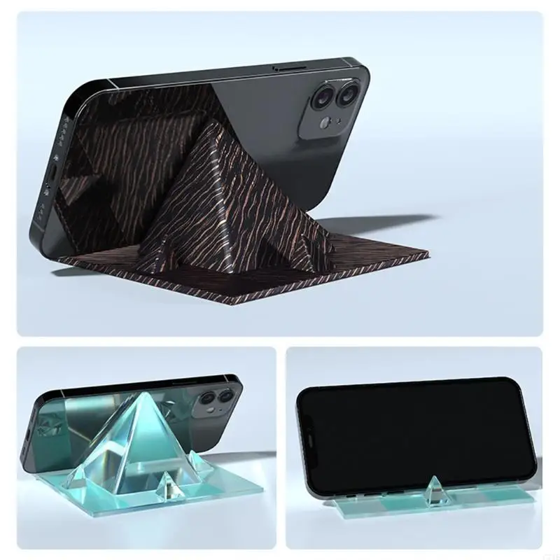 Pyramid Silicone Stand Holder Casting Mold Resin Epoxy Mould Craft Tool DIY Home Office Decoration