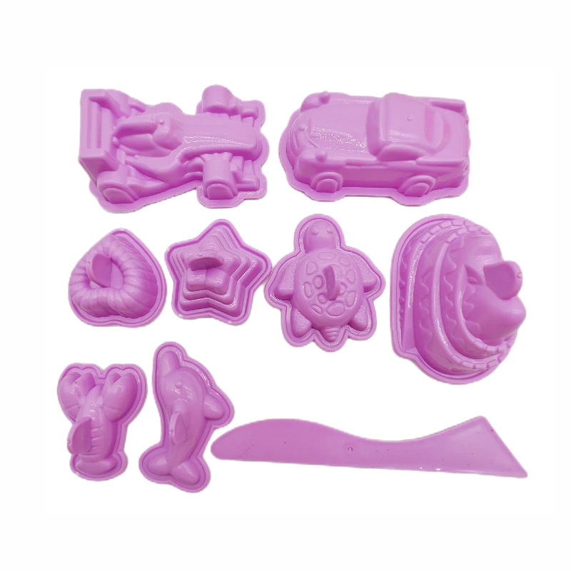 Baby DIY Slimes Accessories Toy Sand  Clay Tool Set Plasticine Modeling Soft Clay Kit Cutters Molds Educational toy for Children