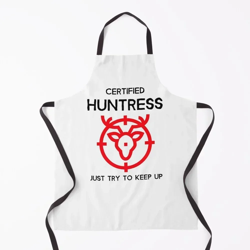 

Certified Huntress Apron For Man Haircut kitchen item Chef Accessories Home Cleaning Apron