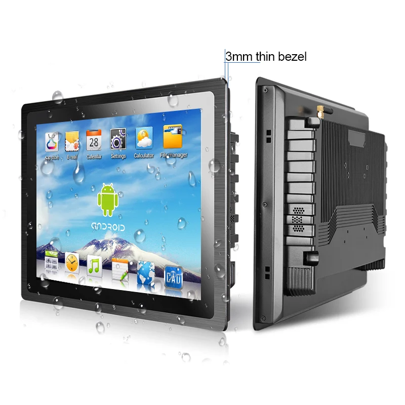 1920x1080 Touch Screen Rugged Marine Gpio Hmi Kiosk Panel Pc 17 Inch Touch Screen Com Rs232 Industrial Panel Pc