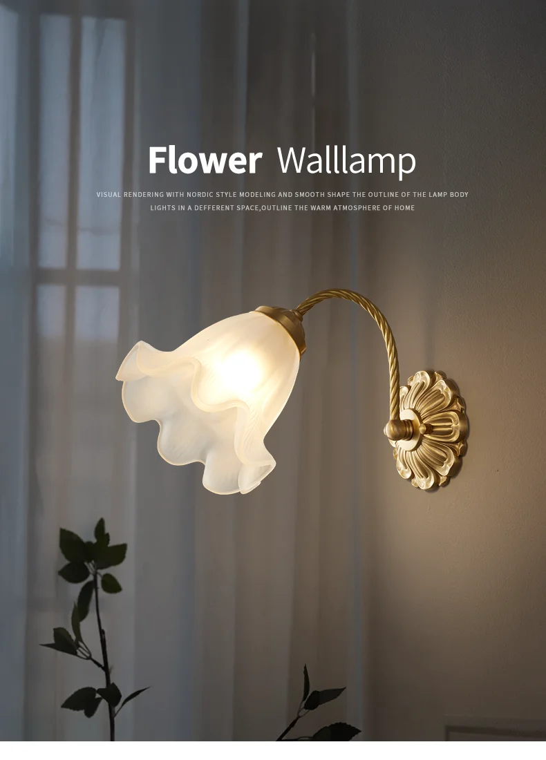 

Modern Copper Wall Lamp for Living Room - Black & Copper Finish, Elegant Indoor Lighting