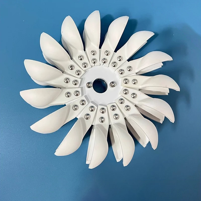 Girante Pelton efficiente Ruota Pelton Turbina Ruota acqua Pelton 96 mm/3,8" di diametro esterno utilizzata per generatori idrofili fai-da-te