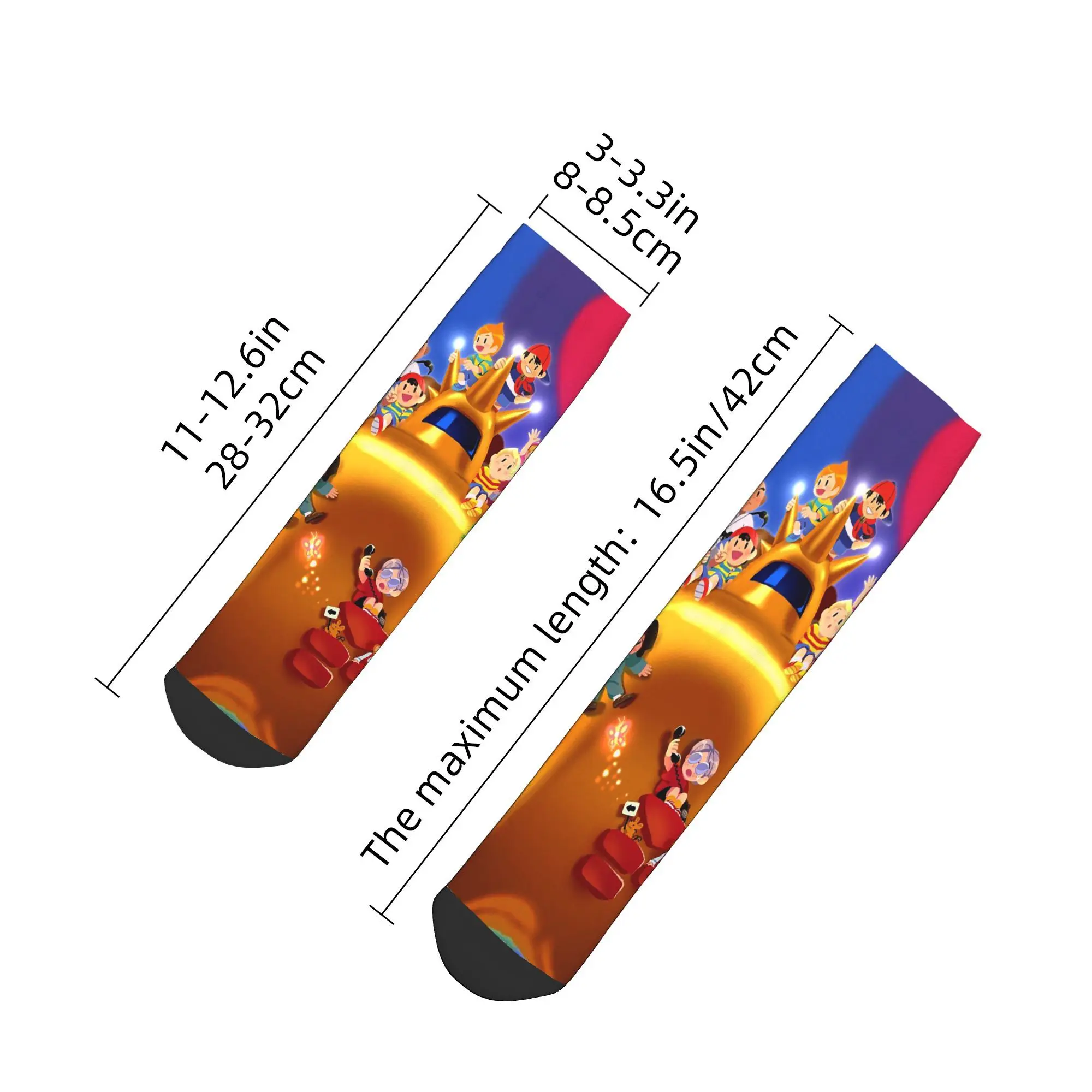 Calcetines Earthbound Harajuku Medias de alta calidad Calcetines para todas las estaciones Accesorios para regalo de cumpleaños unisex