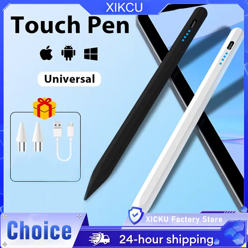

Для Apple Pencil Palm Rejection Power Display iPad Pencil Pen Для iPad 2025 2024 2023 2022 2021 Pro Air Mini Специальный стилус