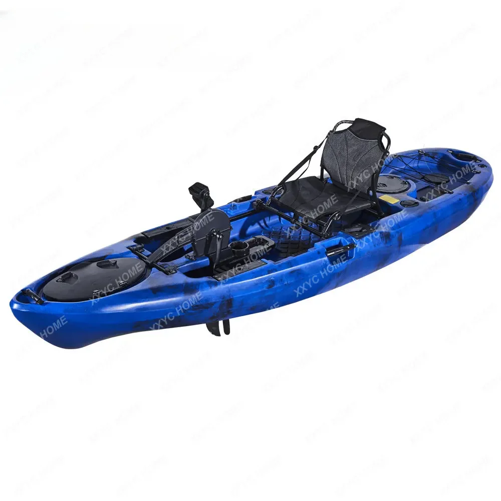 Single Pedal Boat Rotational Molding Pedal Boat Adjustable Pedal System Outdoor Sport Fishing Boat Lure Boat Pedal Kayak Boat