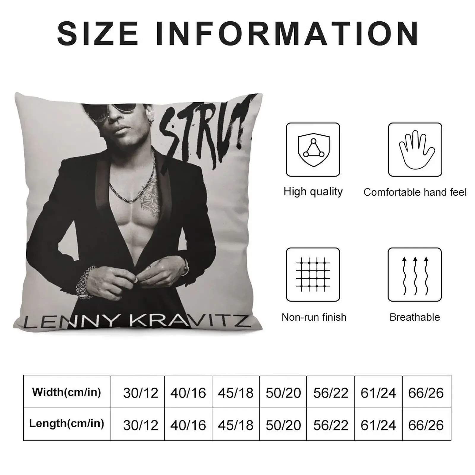 Lenny Kravitz strut Throw Pillow Decorative Cushions For Luxury Sofa Christmas Pillowcase Sofa Covers For Living Room pillow